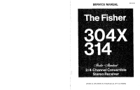 Fisher 304-X - Service Manual